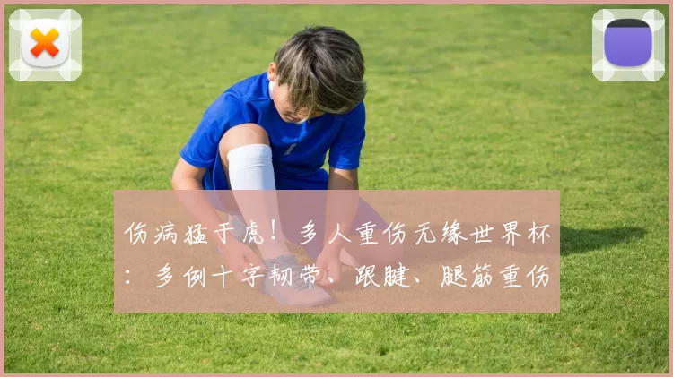 伤病猛于虎！多人重伤无缘世界杯：多例十字韧带、跟腱、腿筋重伤